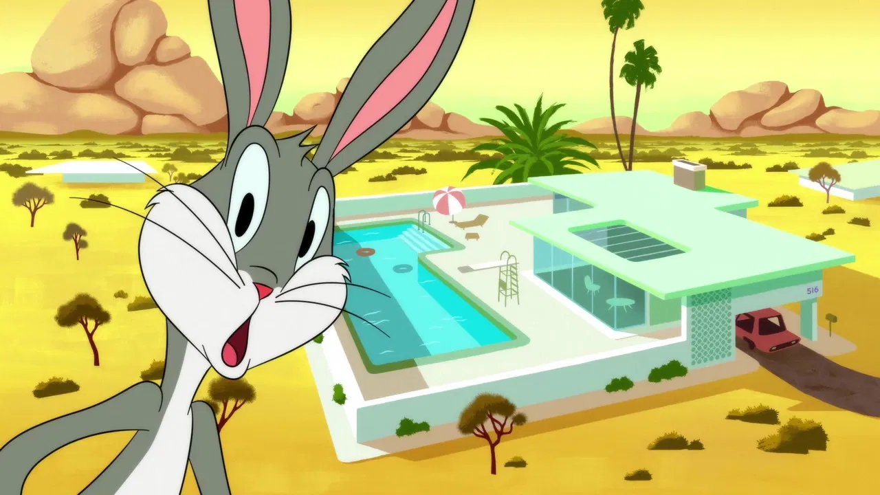 Pool Bunny backdrop