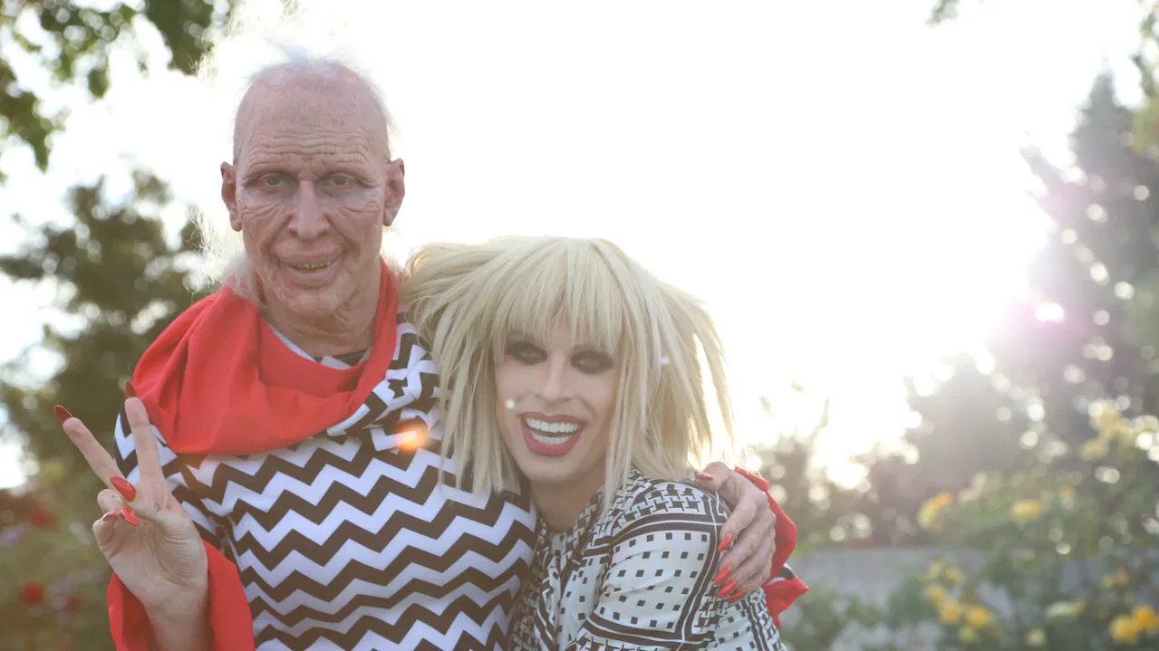 RuUnion with Katya and Detox backdrop