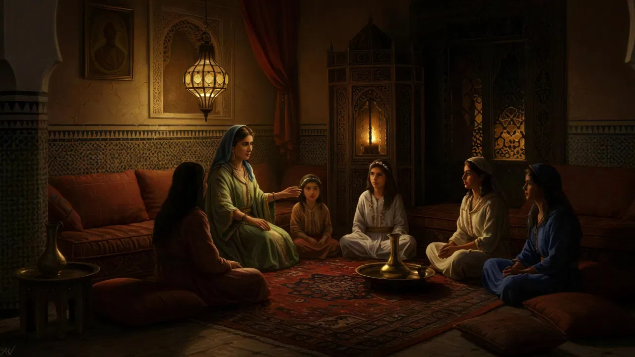 Moroccan Tales: Stories from the Heart of Tradition backdrop