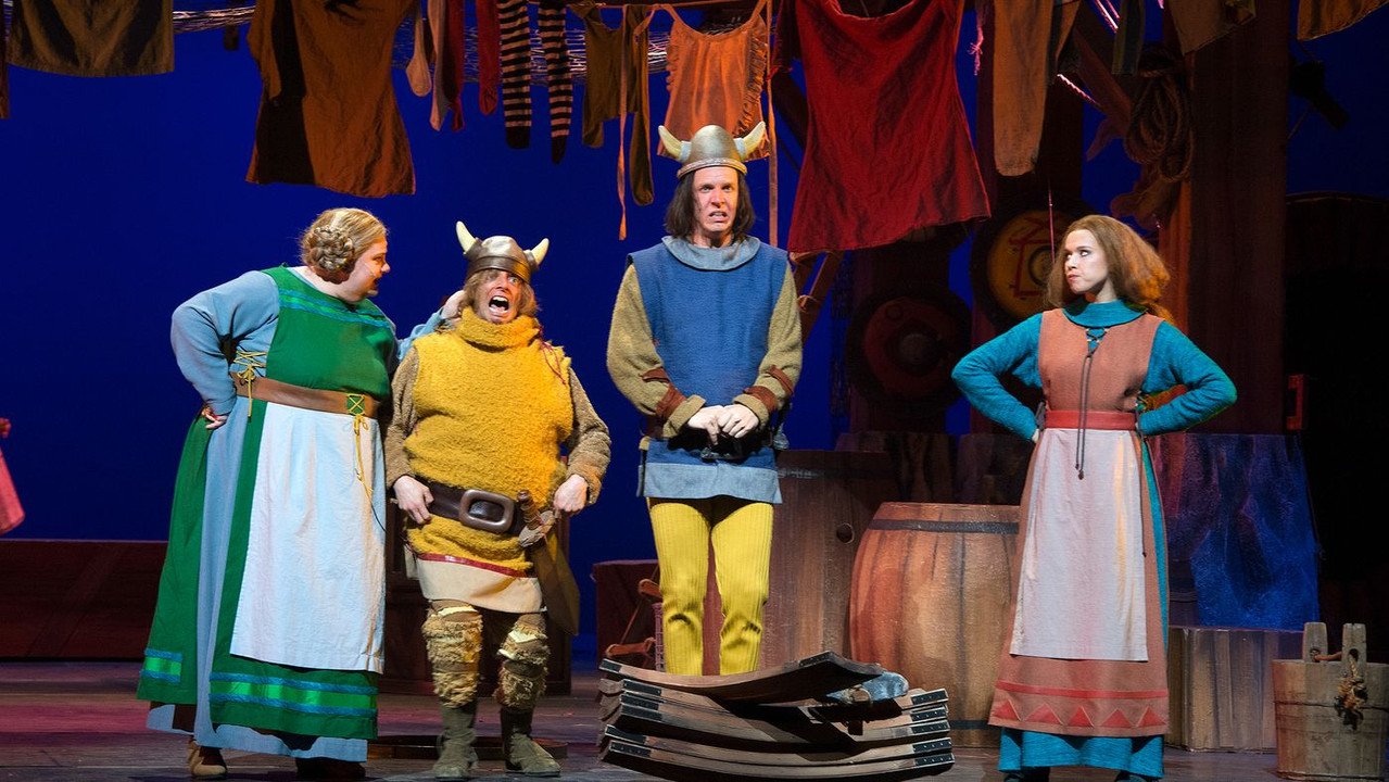 Wickie de musical backdrop