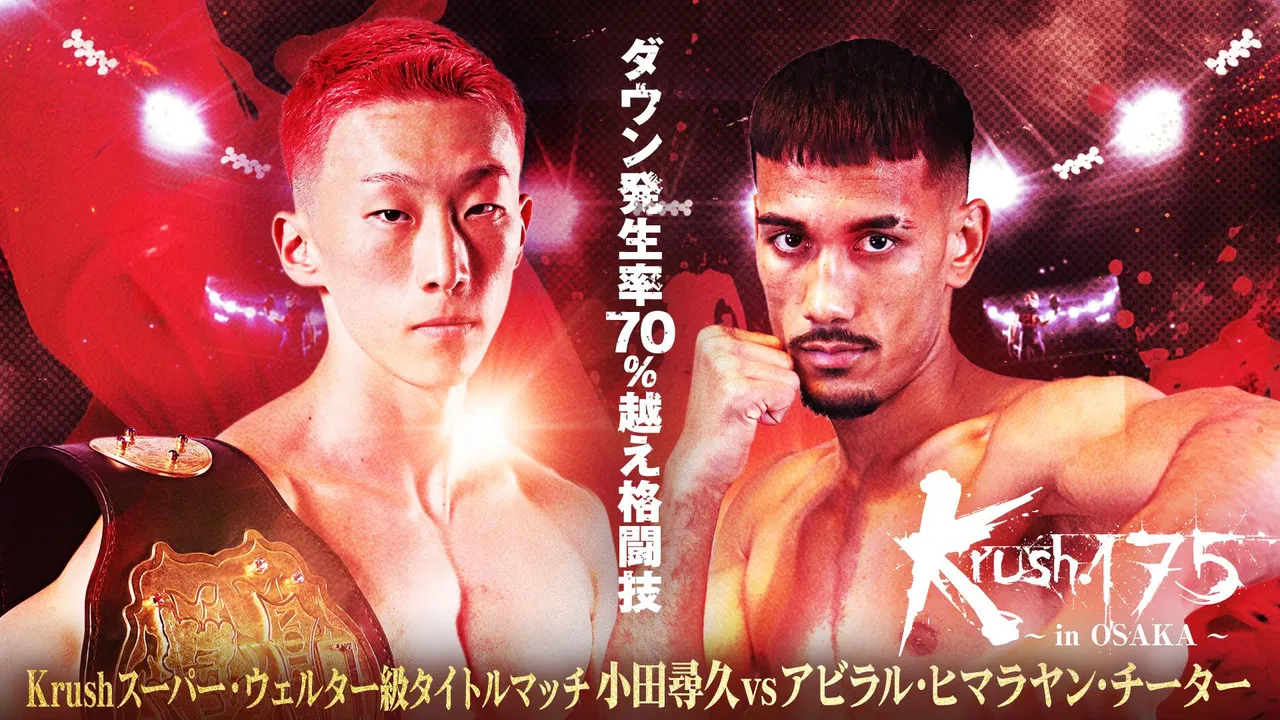 Krush 175 in OSAKA backdrop