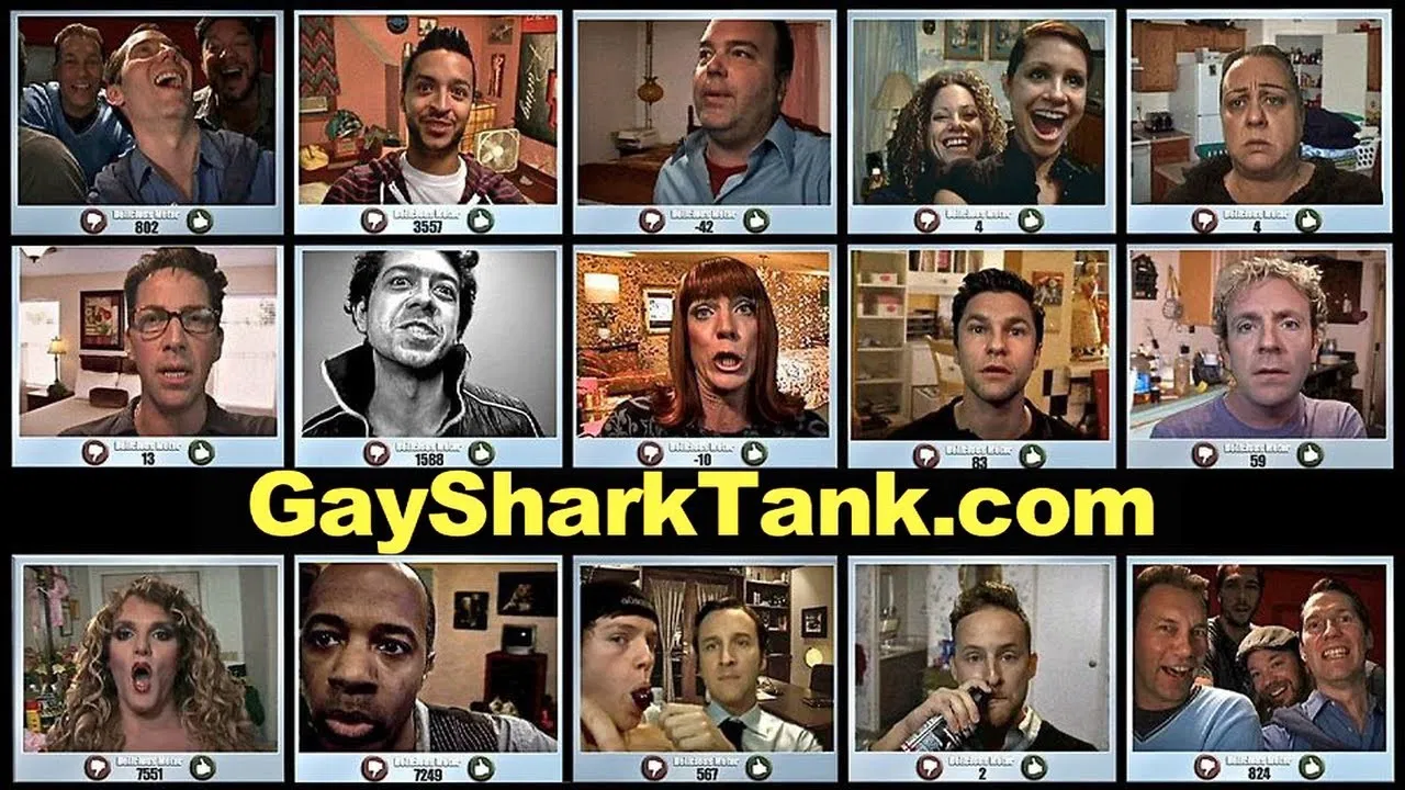 Gaysharktank.com backdrop
