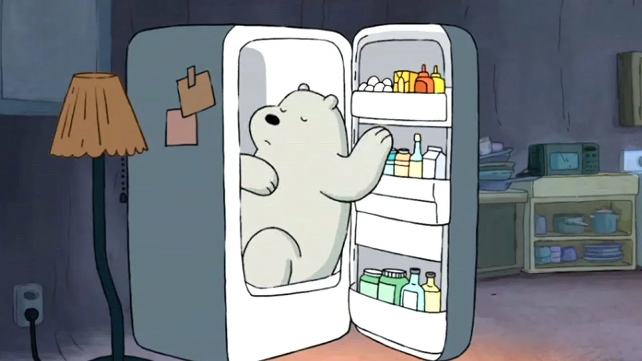 We Bare Bears: Goodnight Ice Bear backdrop