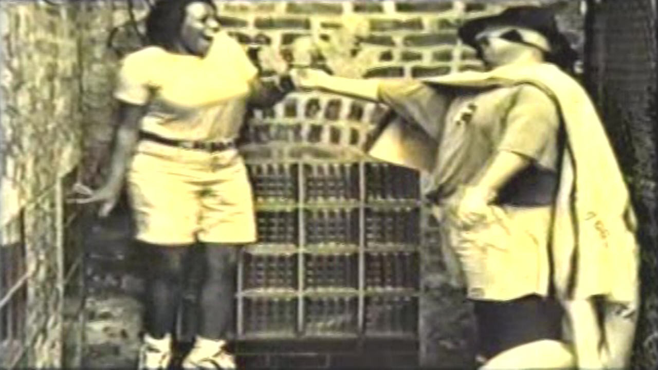 The Rainbow Avenger backdrop