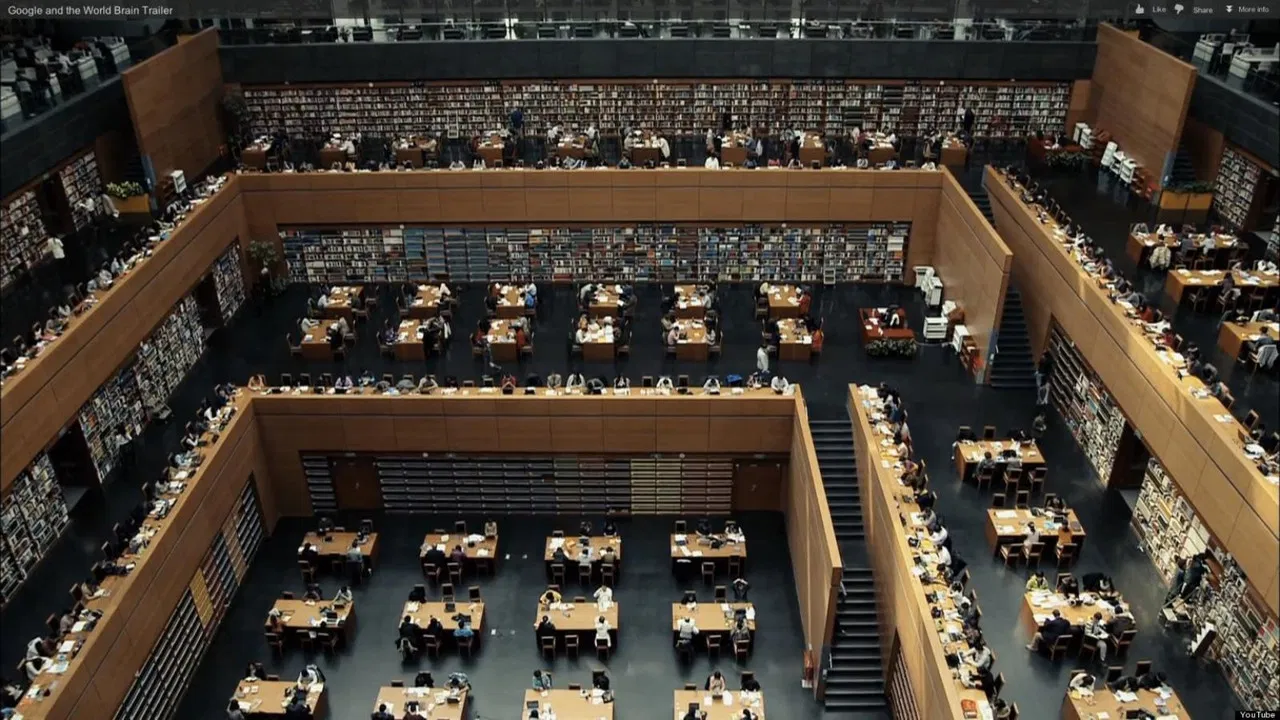 Google and the World Brain backdrop