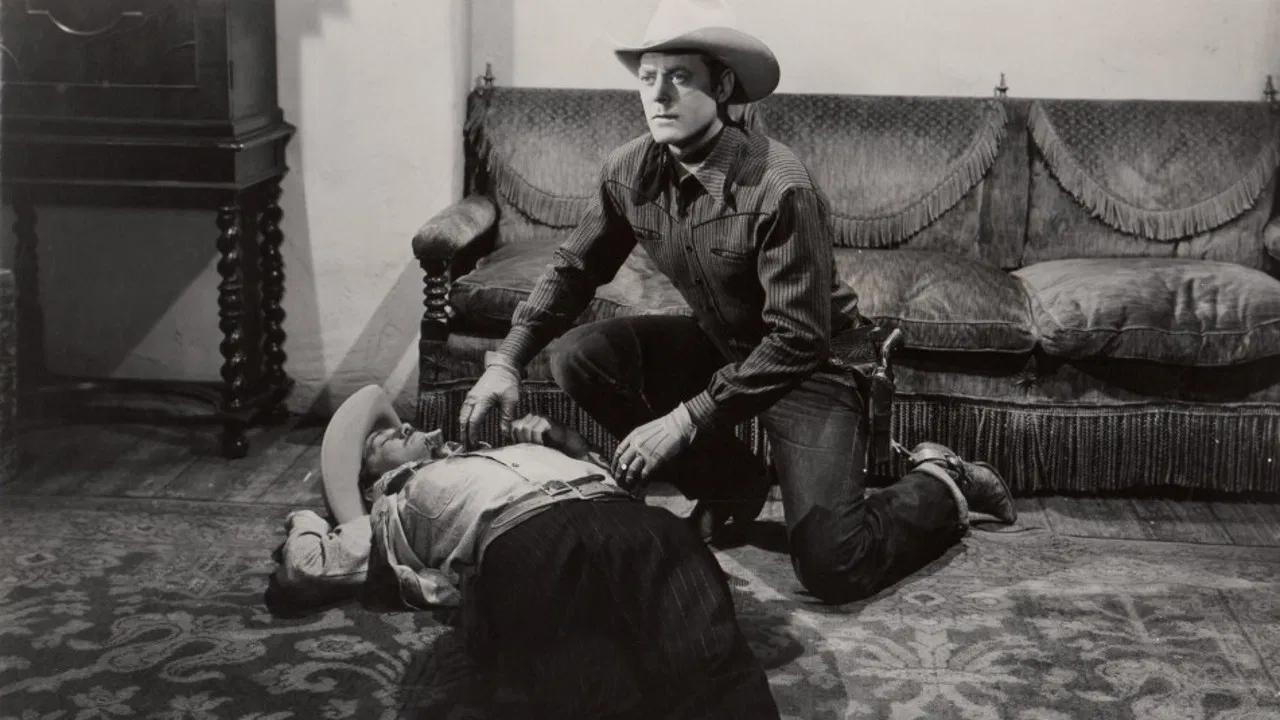 Covered Wagon Raid backdrop