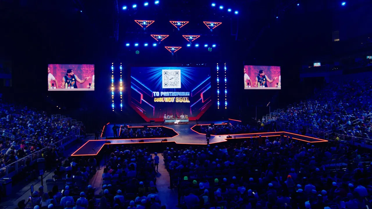 Dude Perfect: The Hero Tour backdrop