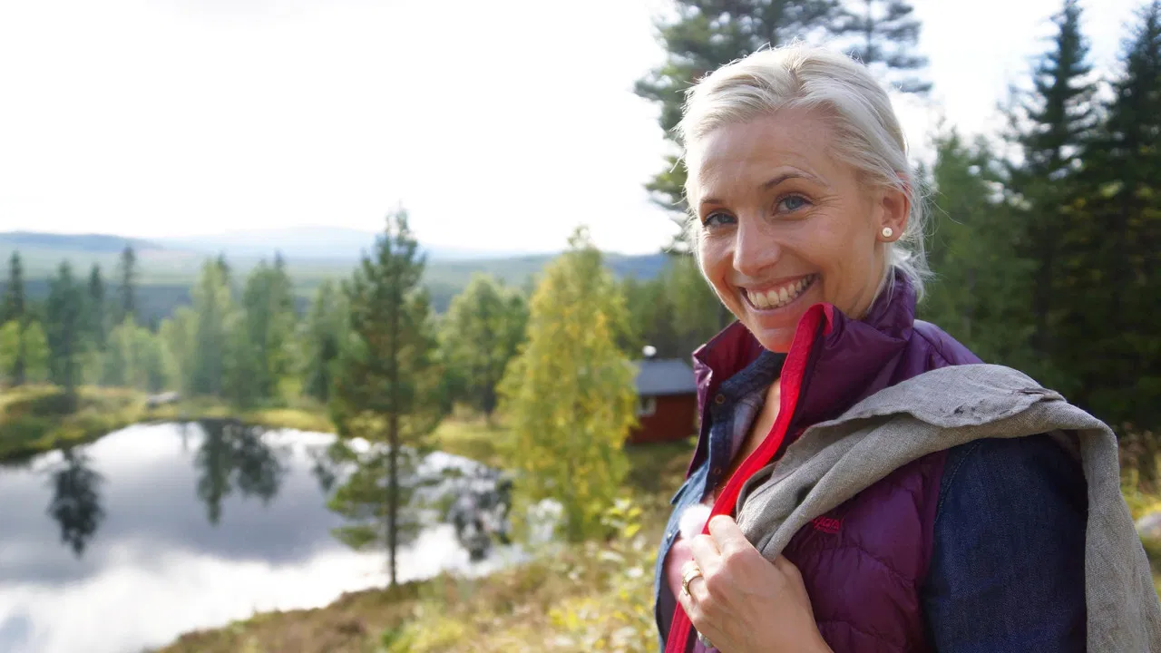 Tina i fjällen backdrop