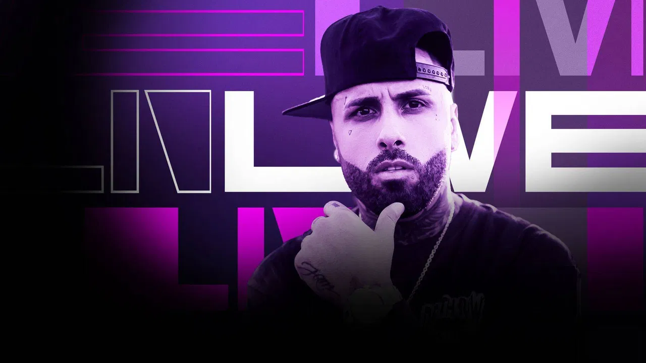 Nicky Jam Live On Max backdrop