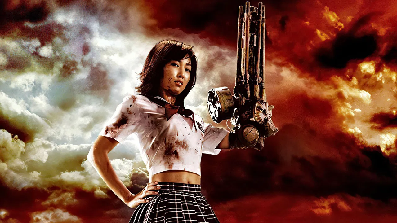 The Machine Girl backdrop