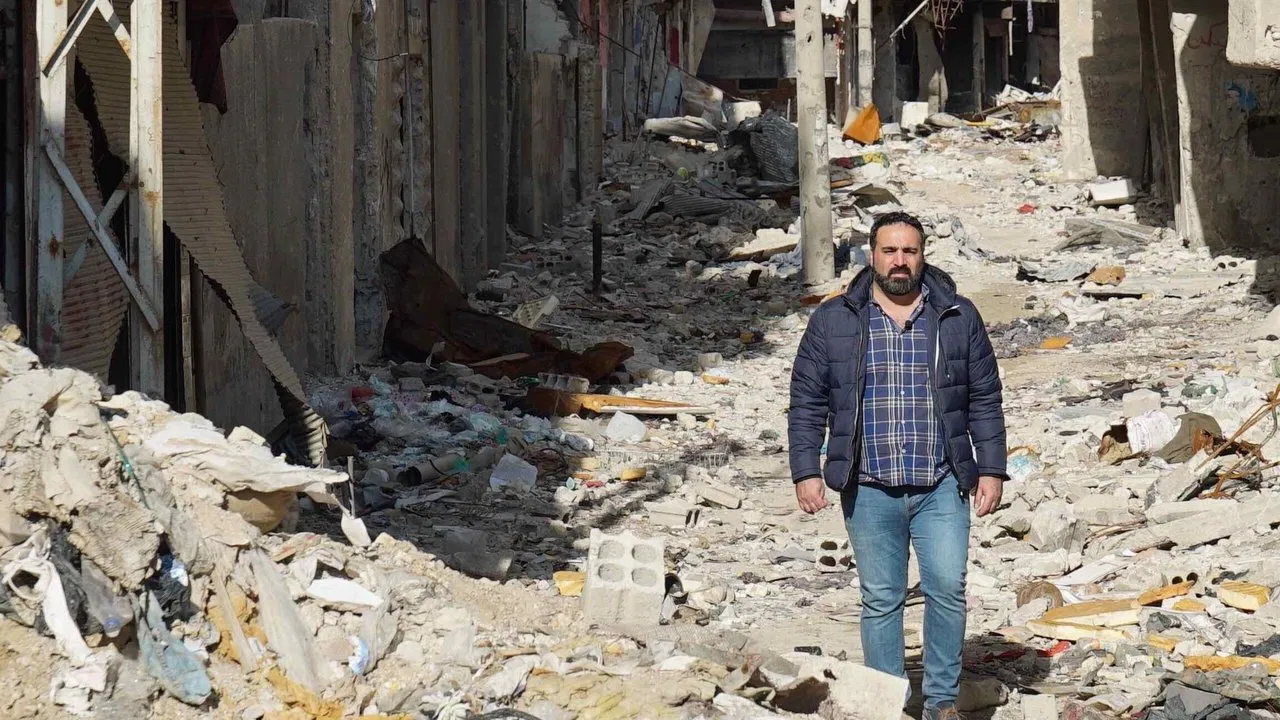 De Arabische Storm backdrop