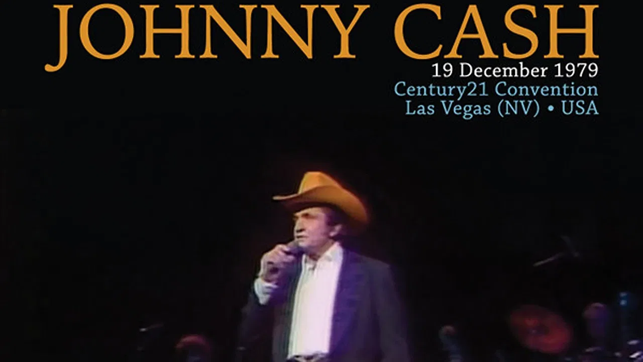 Johnny Cash - Live in Las Vegas 1979 backdrop