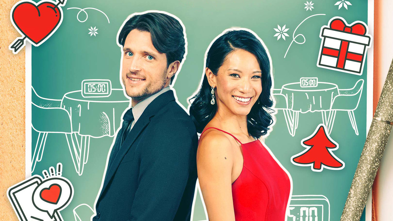 Mistletoe Match backdrop