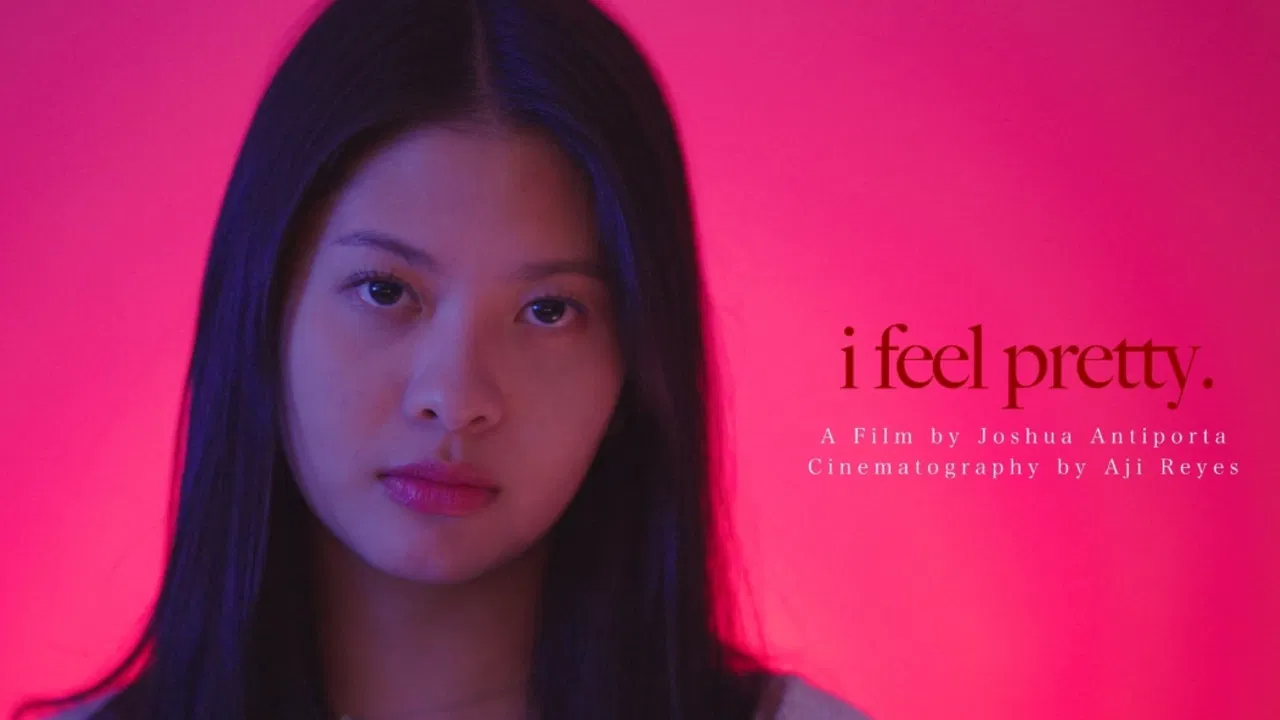 I Feel Pretty. backdrop