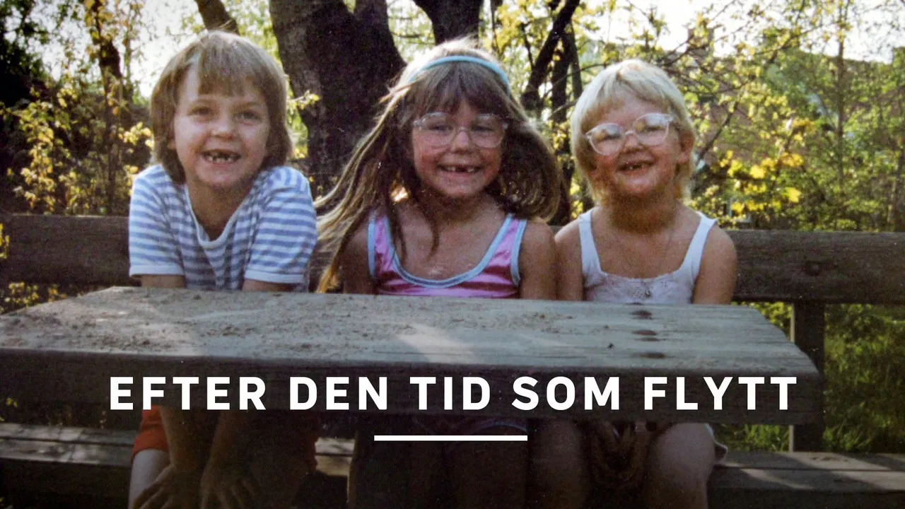 Efter den tid som flytt backdrop