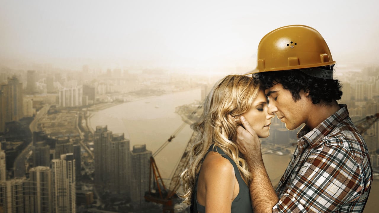 Dama y obrero backdrop