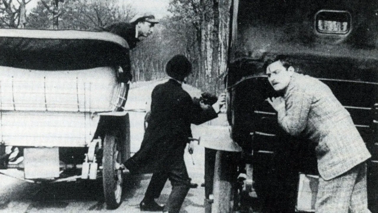 The Adventure of a Journalist backdrop