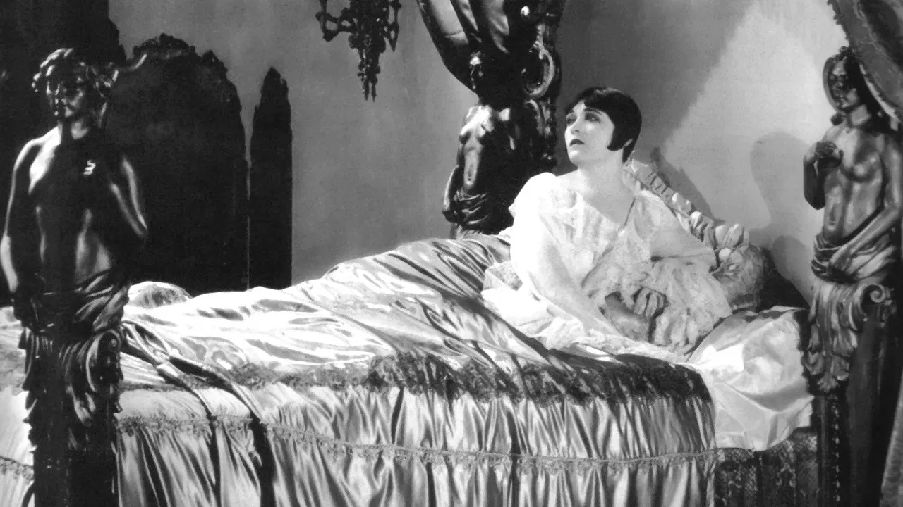 A Woman of the World backdrop