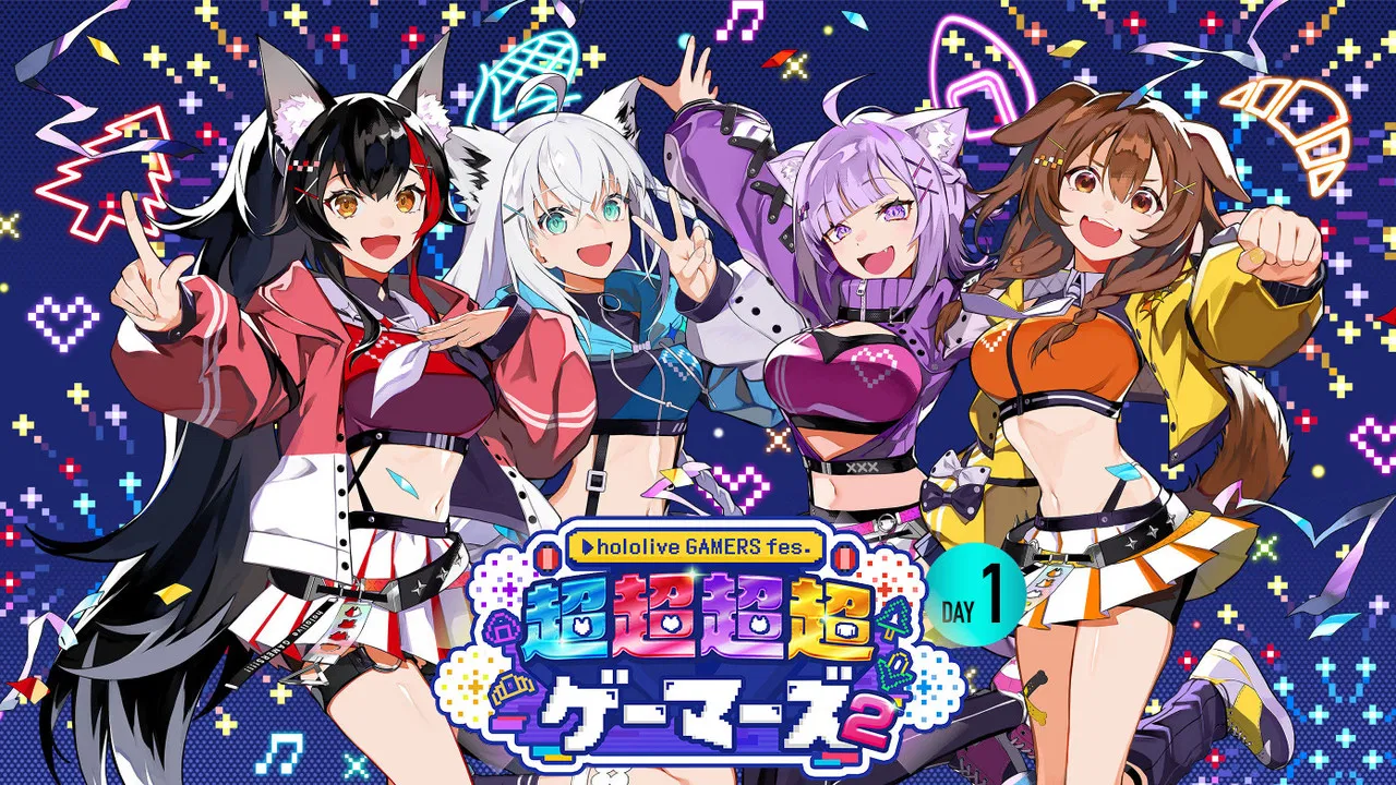 Cho-Cho-Cho-Cho GAMERS 2 Day 1 backdrop