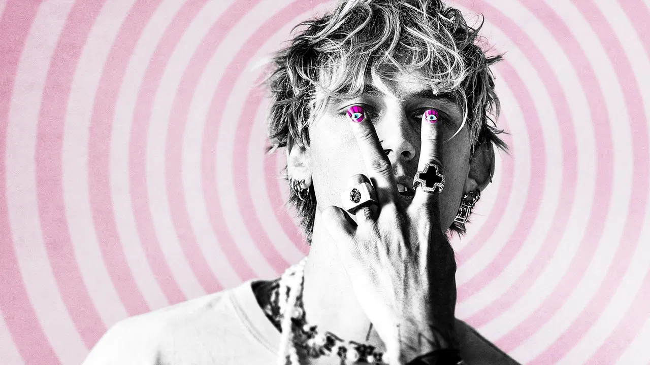 Machine Gun Kelly's Life In Pink backdrop
