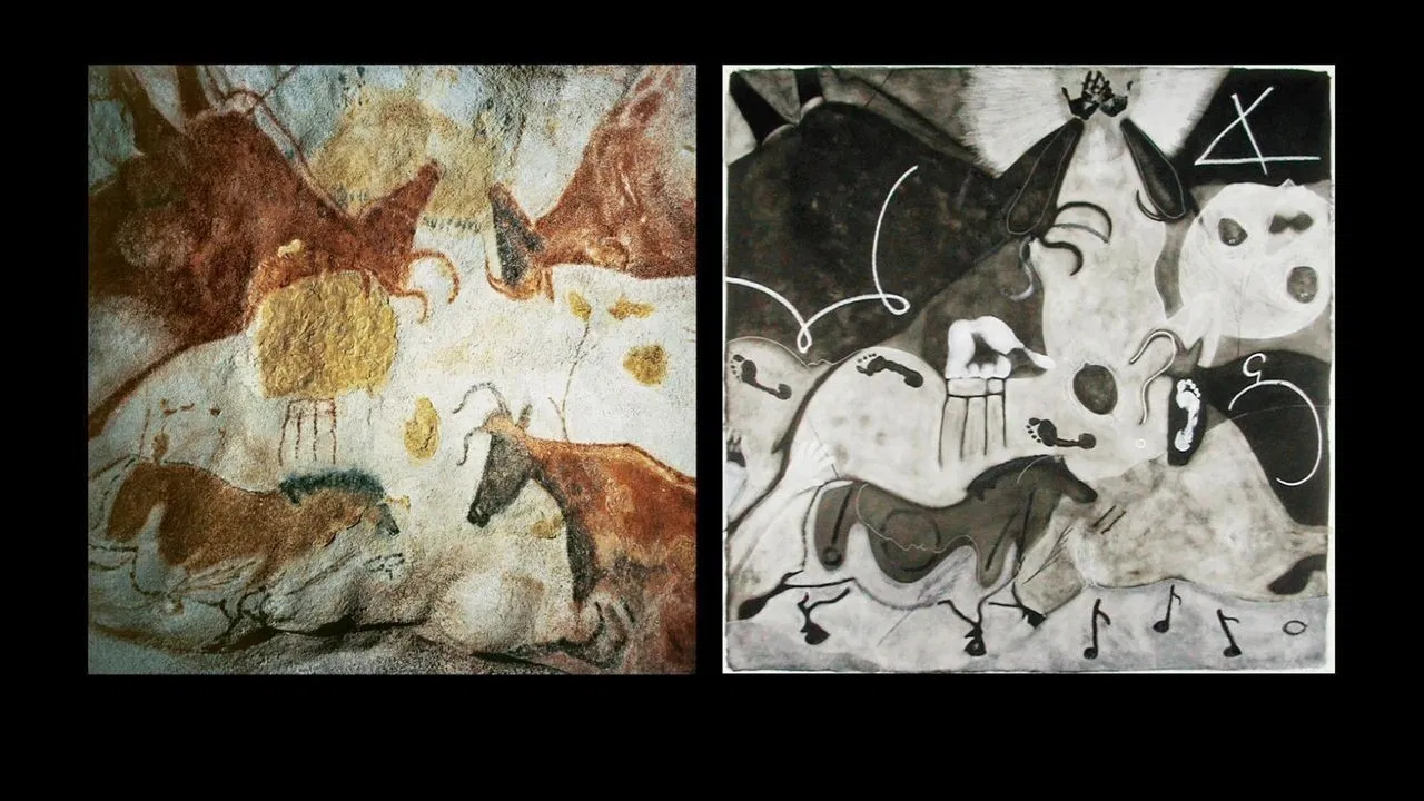 36 000 Ans D'art Moderne, De Chauvet à Picasso backdrop