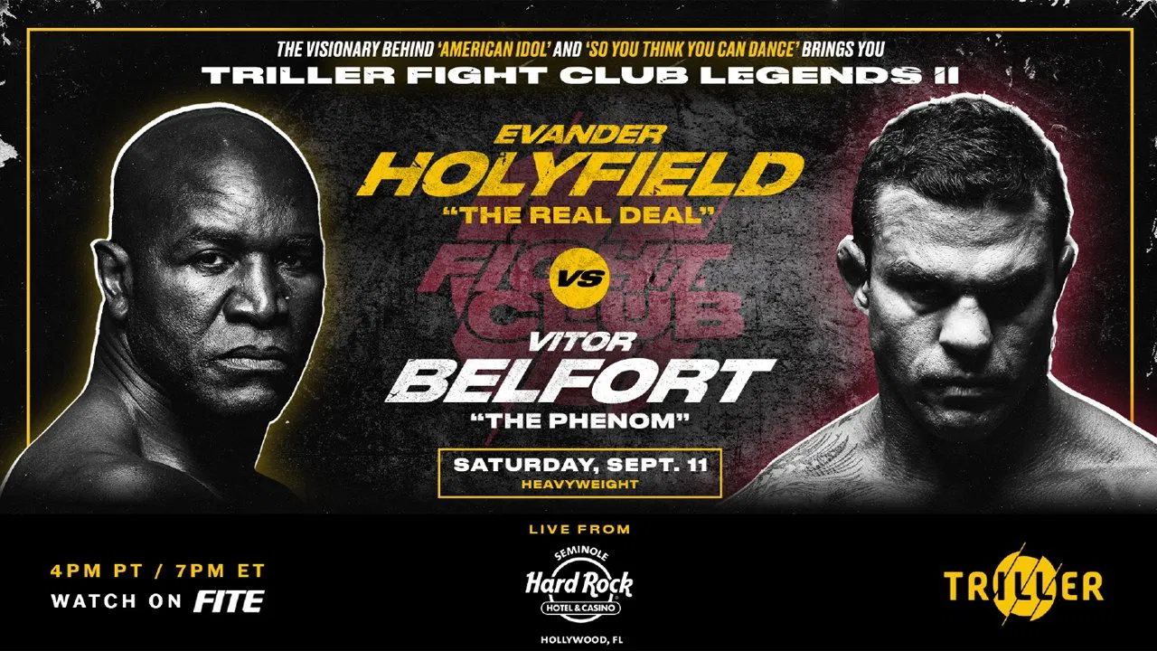 Evander Holyfield vs. Vitor Belfort backdrop