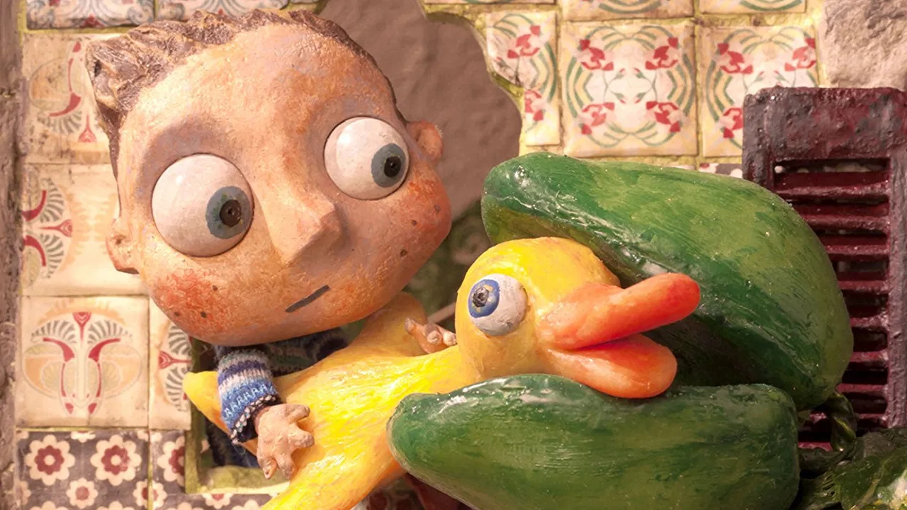 Block and Piled backdrop