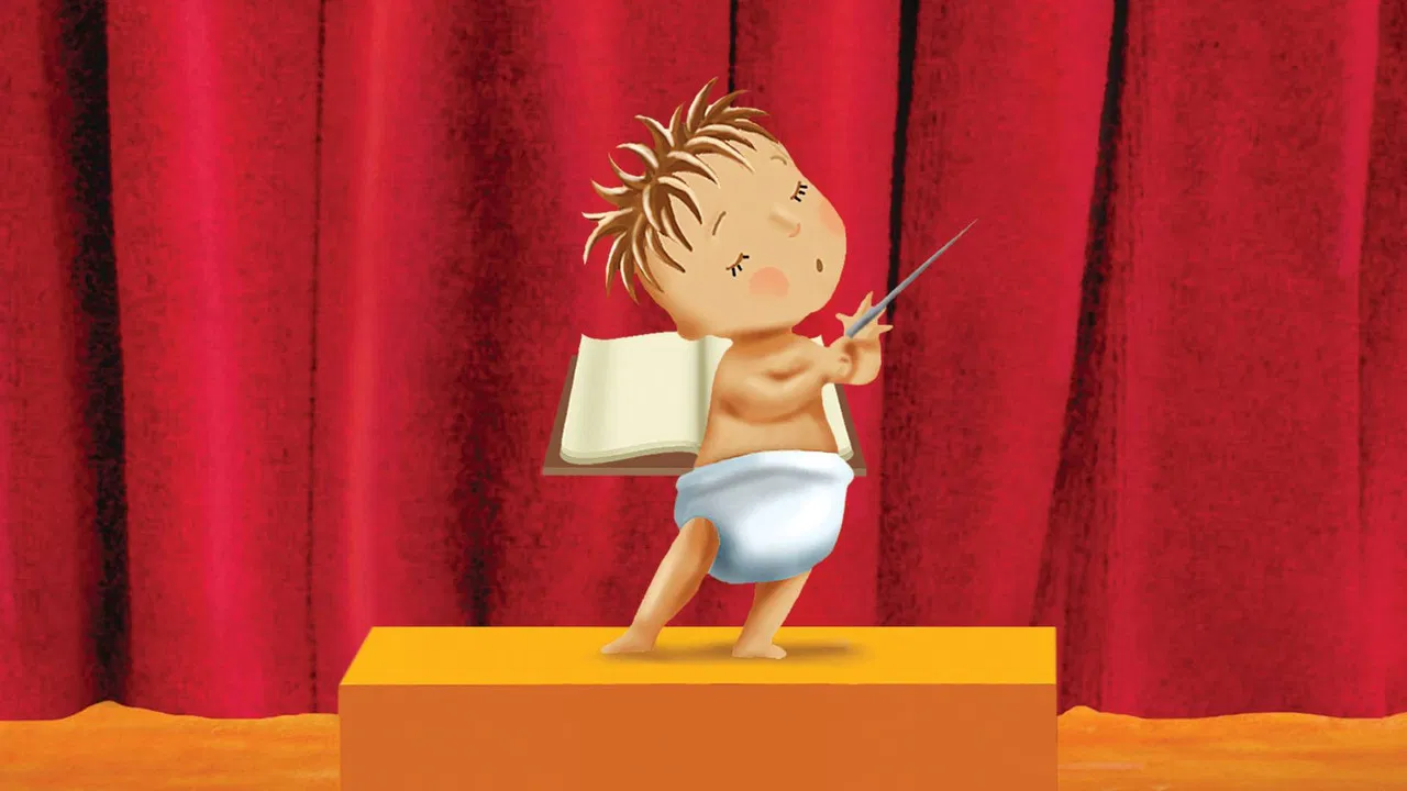 Classical Baby backdrop