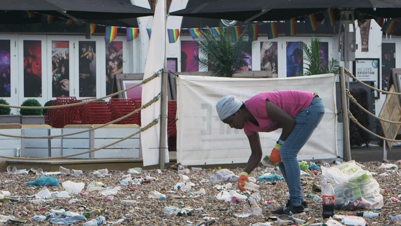 Plastic Pioneers backdrop