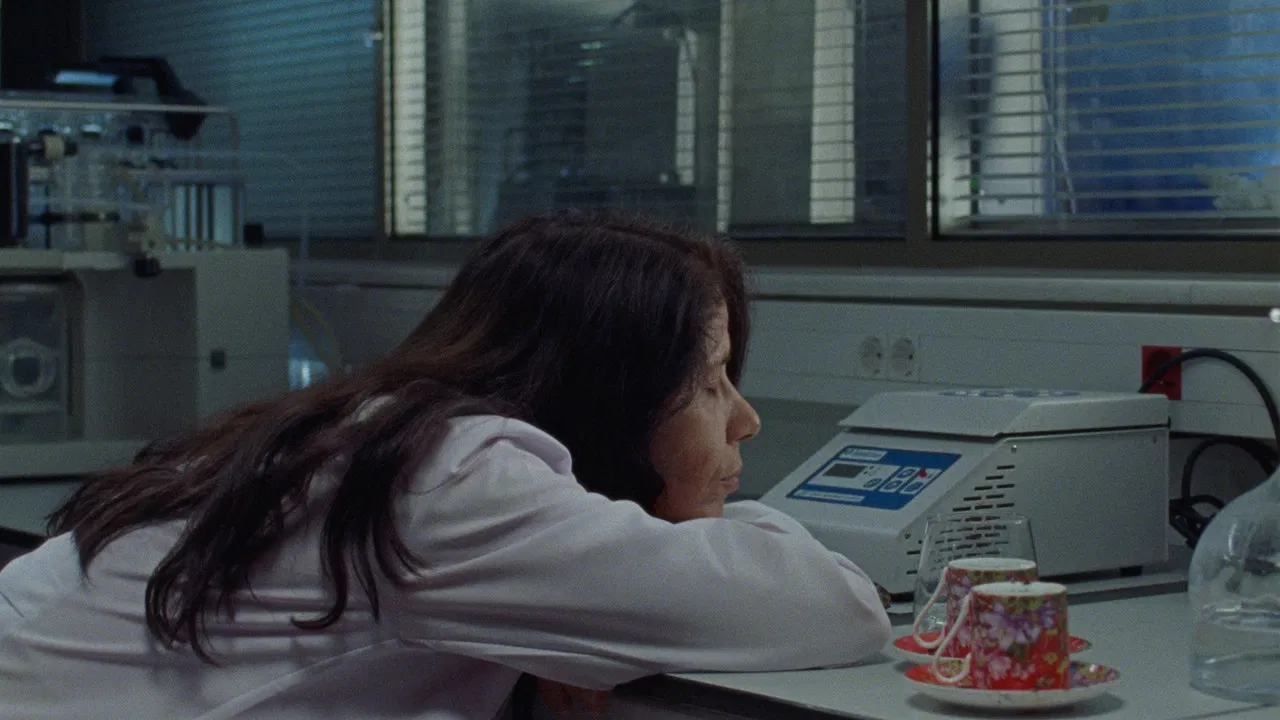 The Weary Hours of Two Lab Assistants backdrop