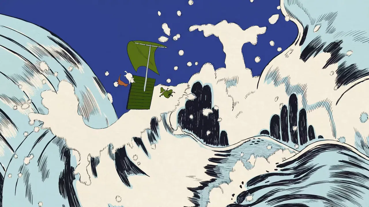 Comet in Moominland backdrop