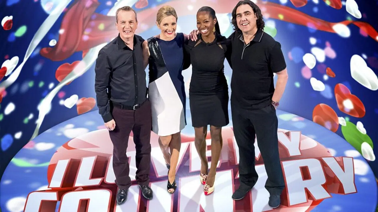 I Love My Country backdrop