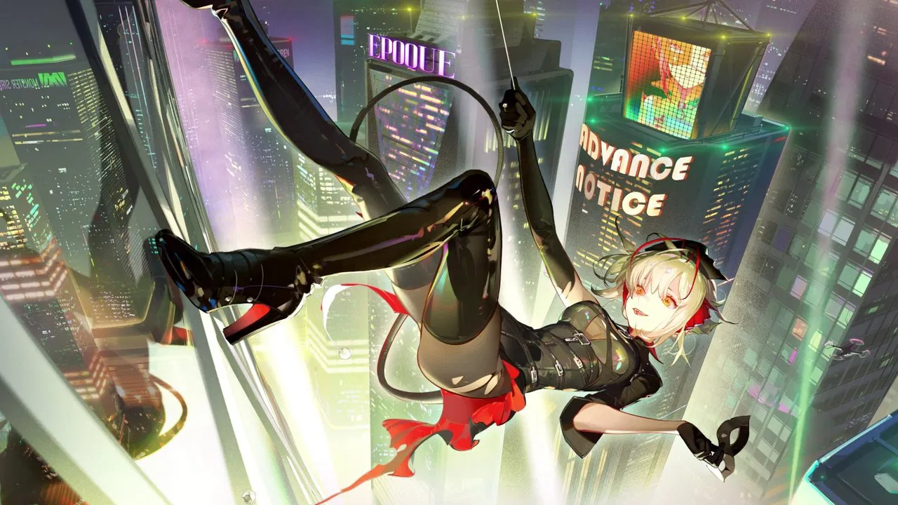 Arknights: Ambience Synesthesia 2023 Wanted backdrop