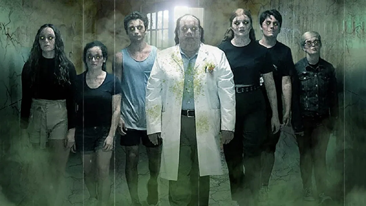 The Zombie Club backdrop