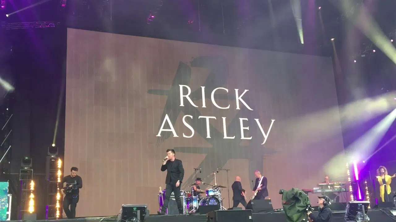 Rick Astley BBC Radio 2 Live In Hyde Park backdrop