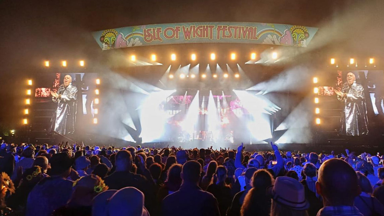 Pet Shop Boys - Live Isle Of Wight 2024 backdrop