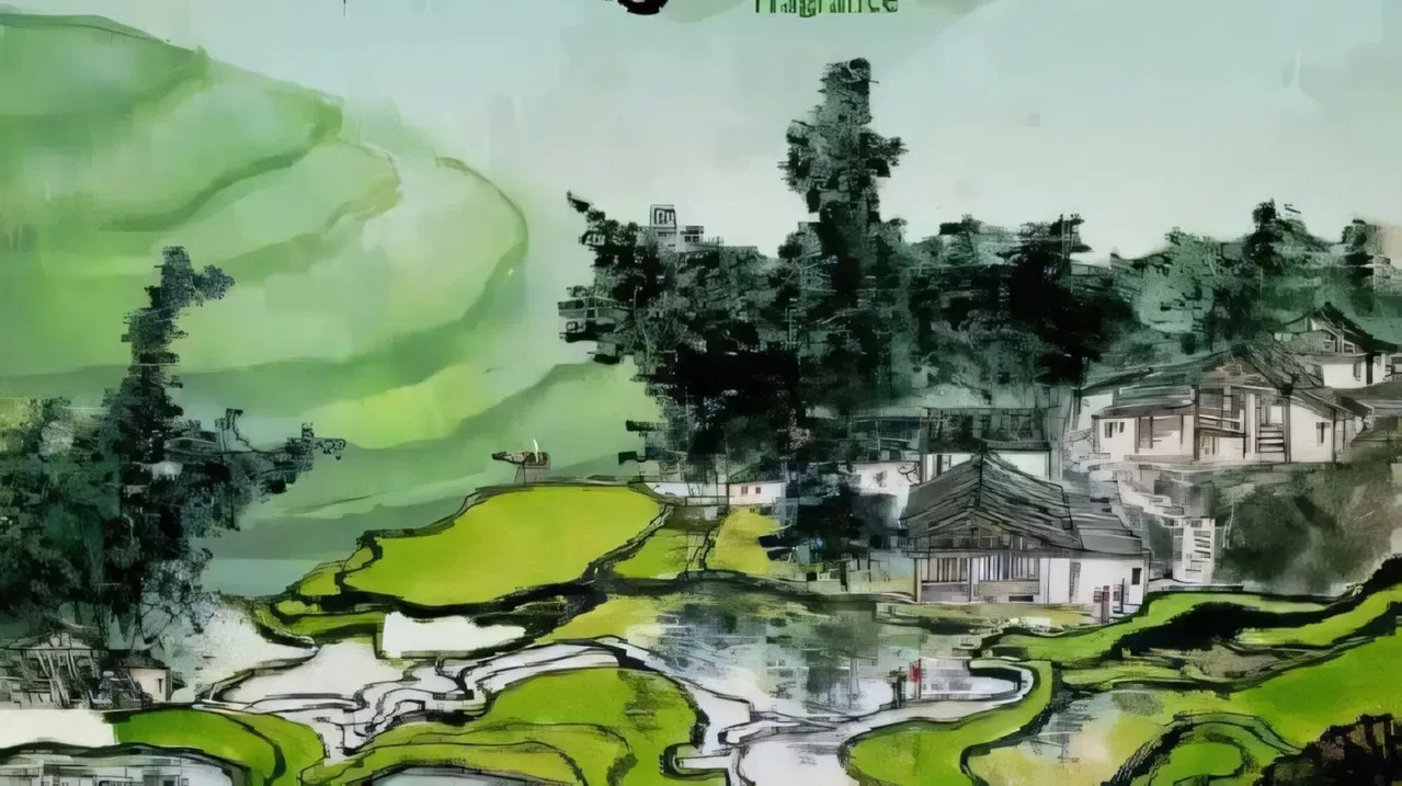 兴隆山下菜花香 backdrop