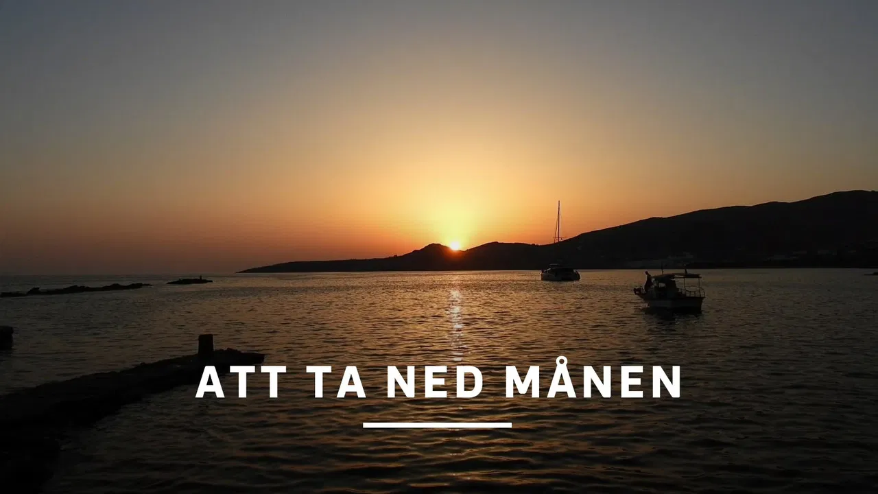 Att ta ned månen backdrop