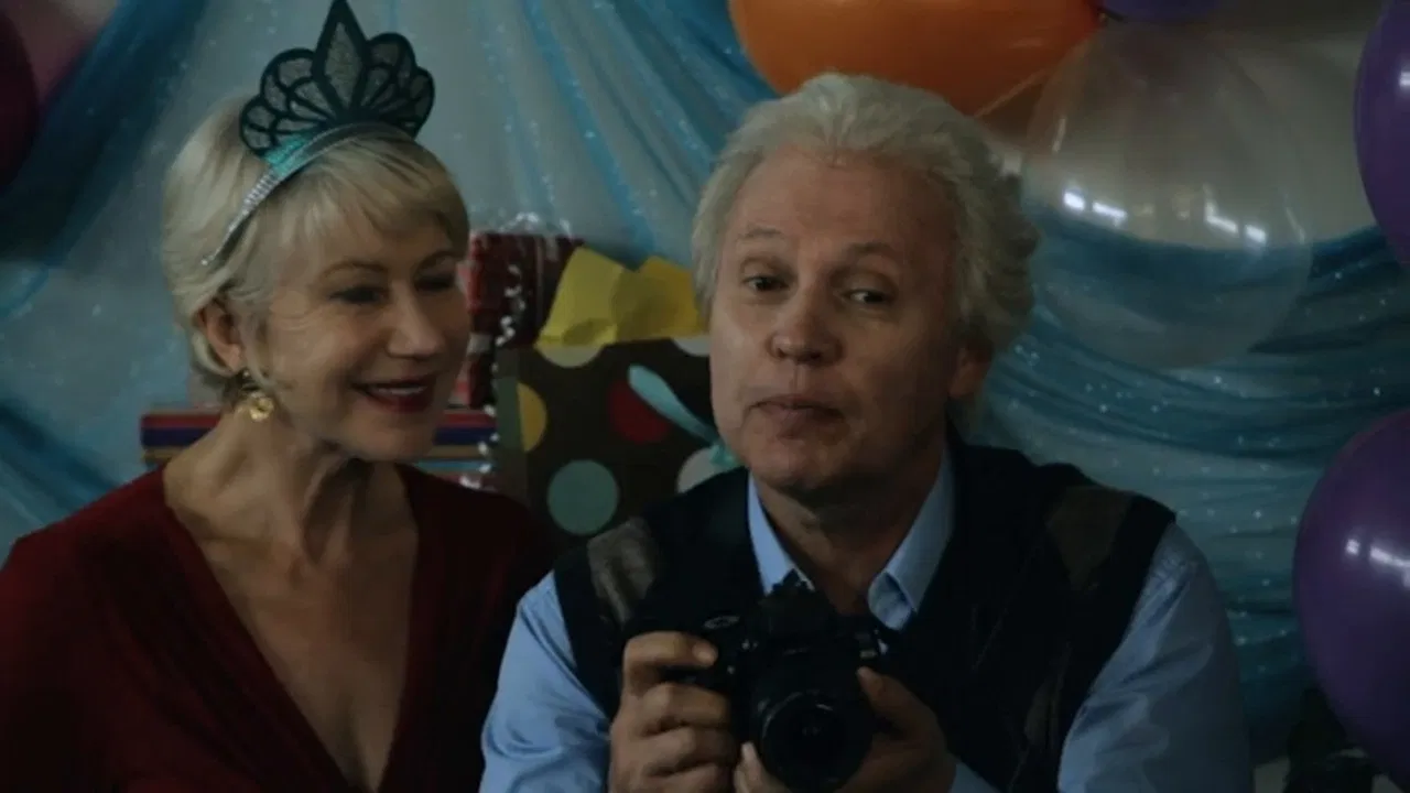 When Harry Met Sally 2 with Billy Crystal & Helen Mirren backdrop