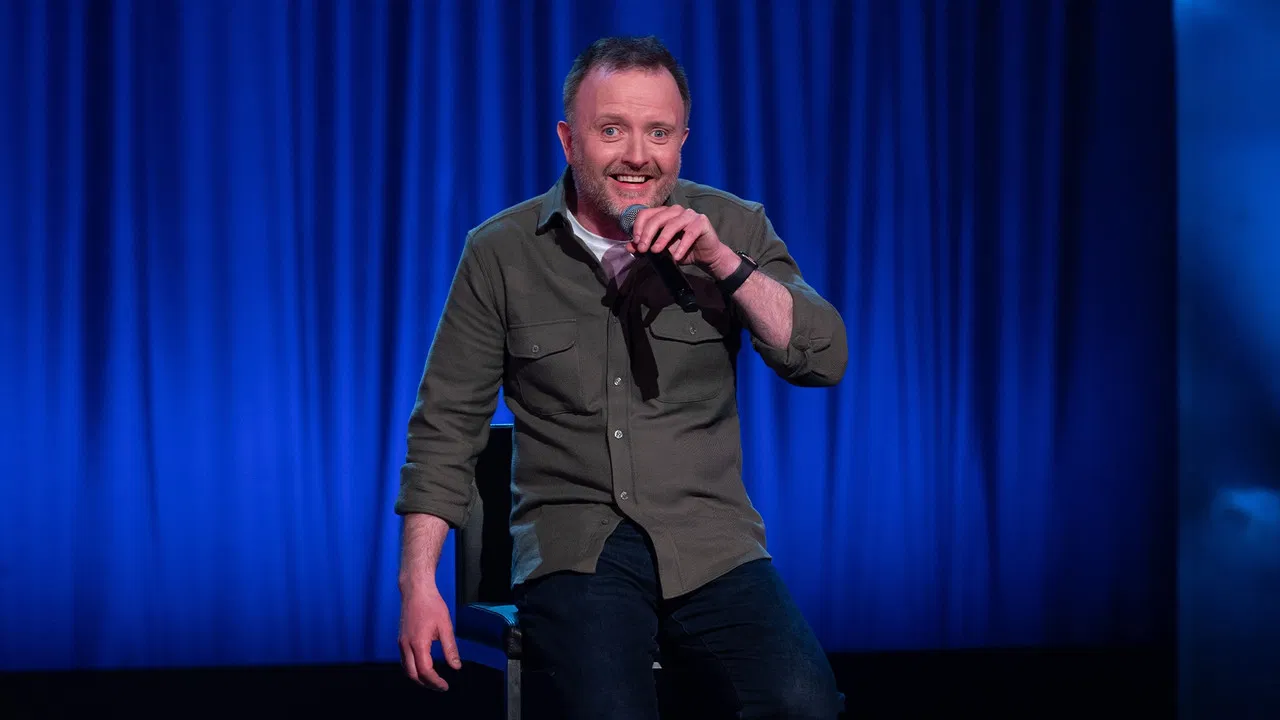 Chris McCausland Live: Speaky Blinder backdrop