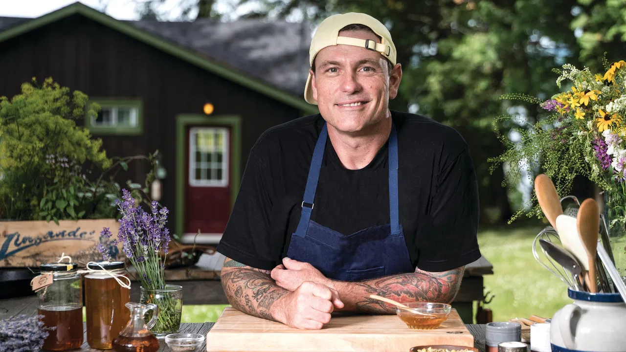 Bienvenue chez Chuck backdrop