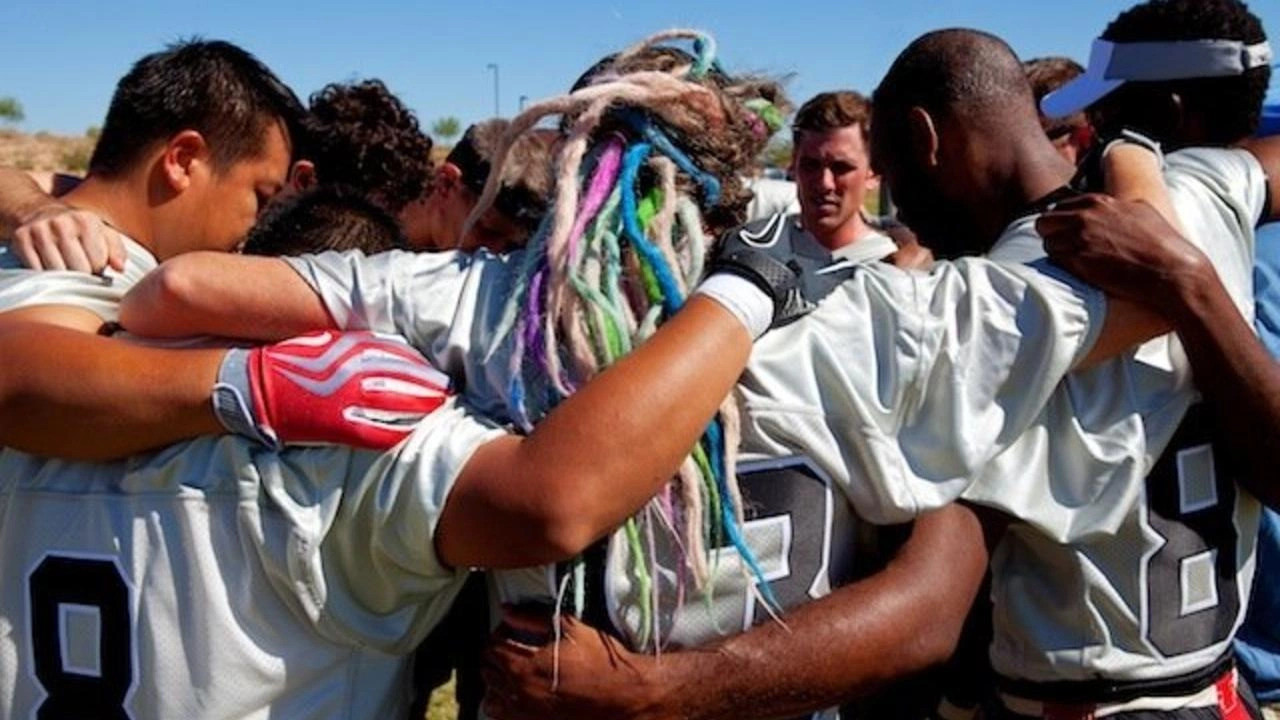 F(l)ag Football backdrop