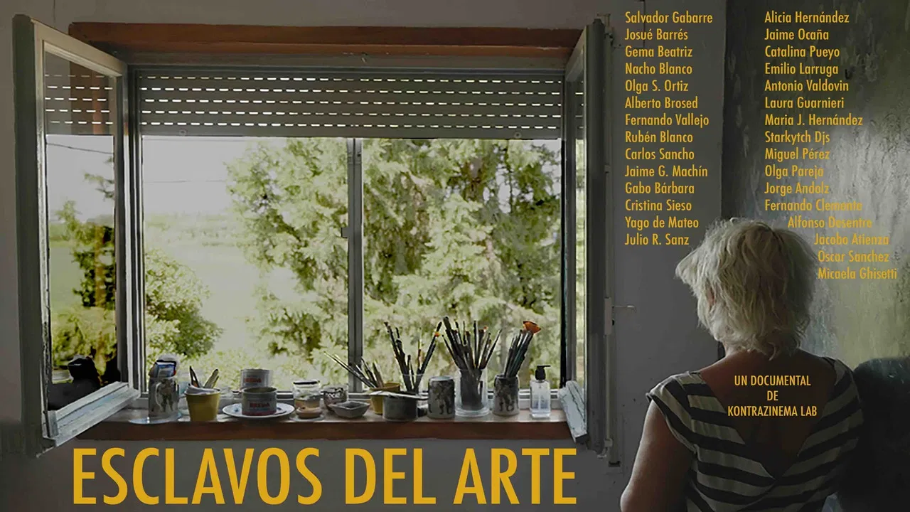 Esclavos del arte backdrop