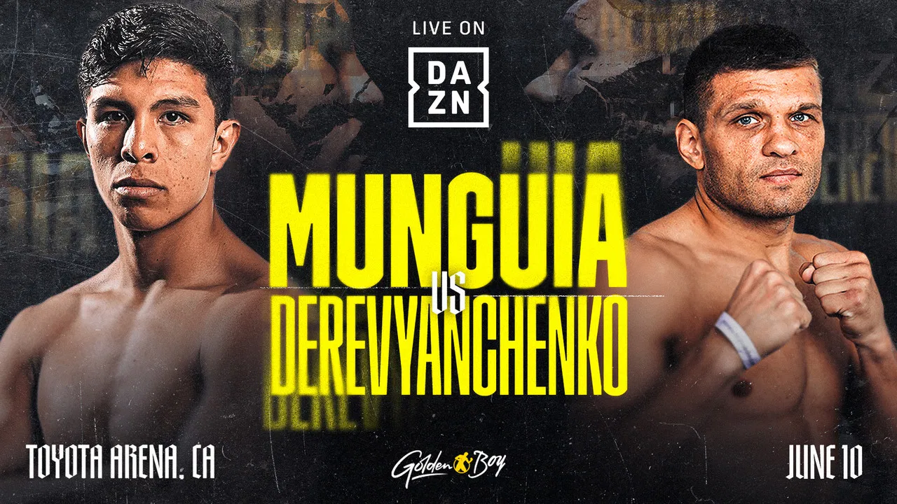 Jaime Munguia vs. Sergiy Derevyanchenko backdrop