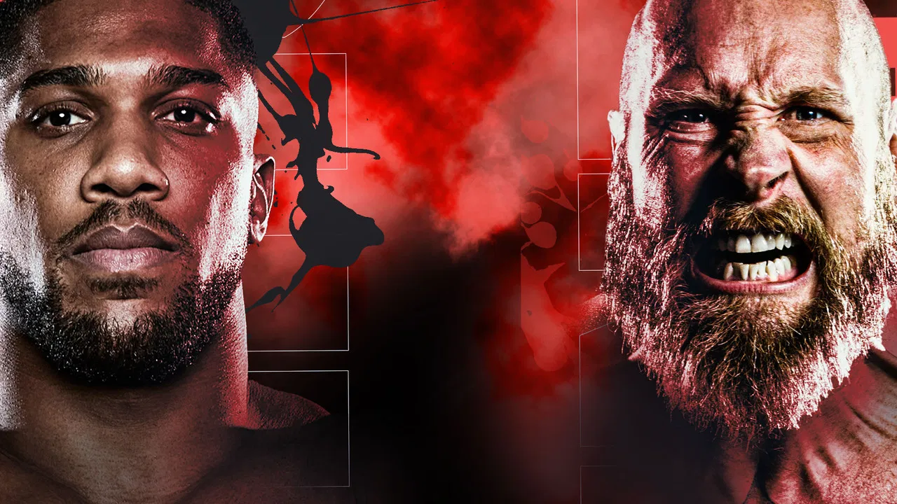 Anthony Joshua vs. Robert Helenius backdrop