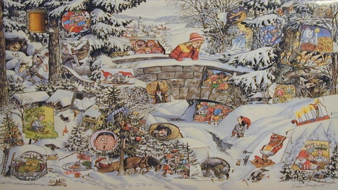 Liv i luckan backdrop