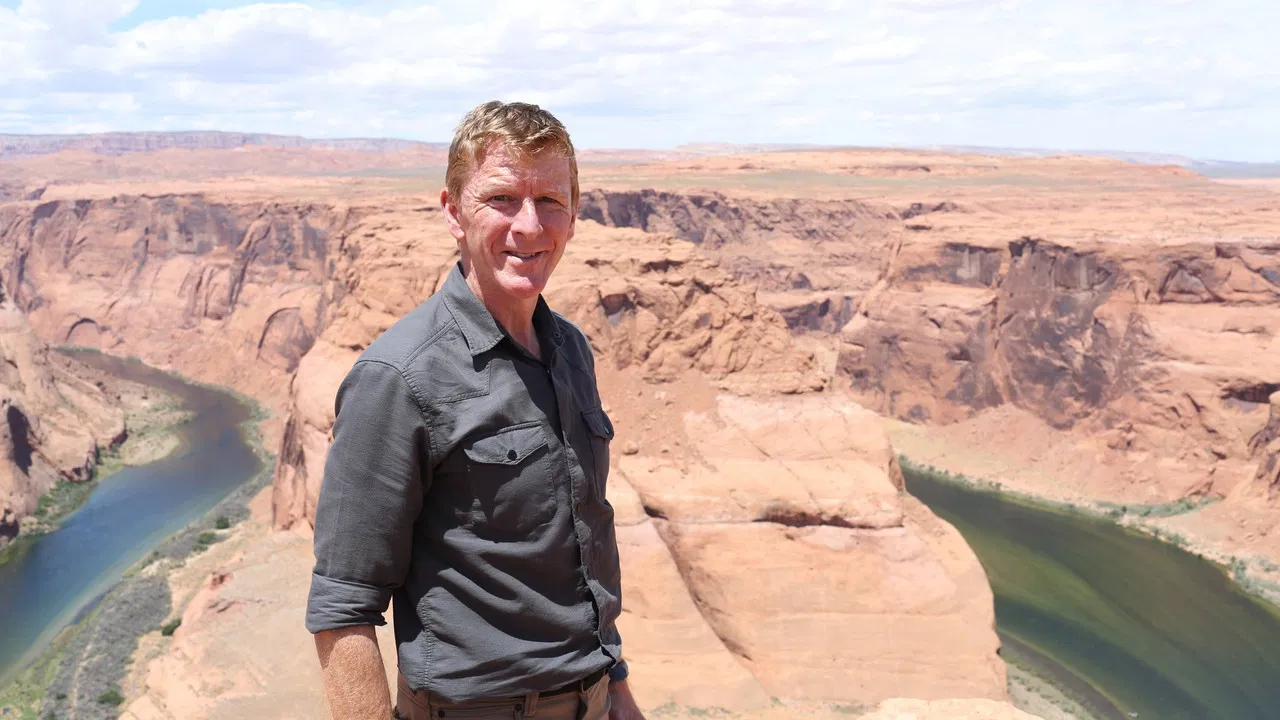 Secrets of Our Universe with Tim Peake backdrop