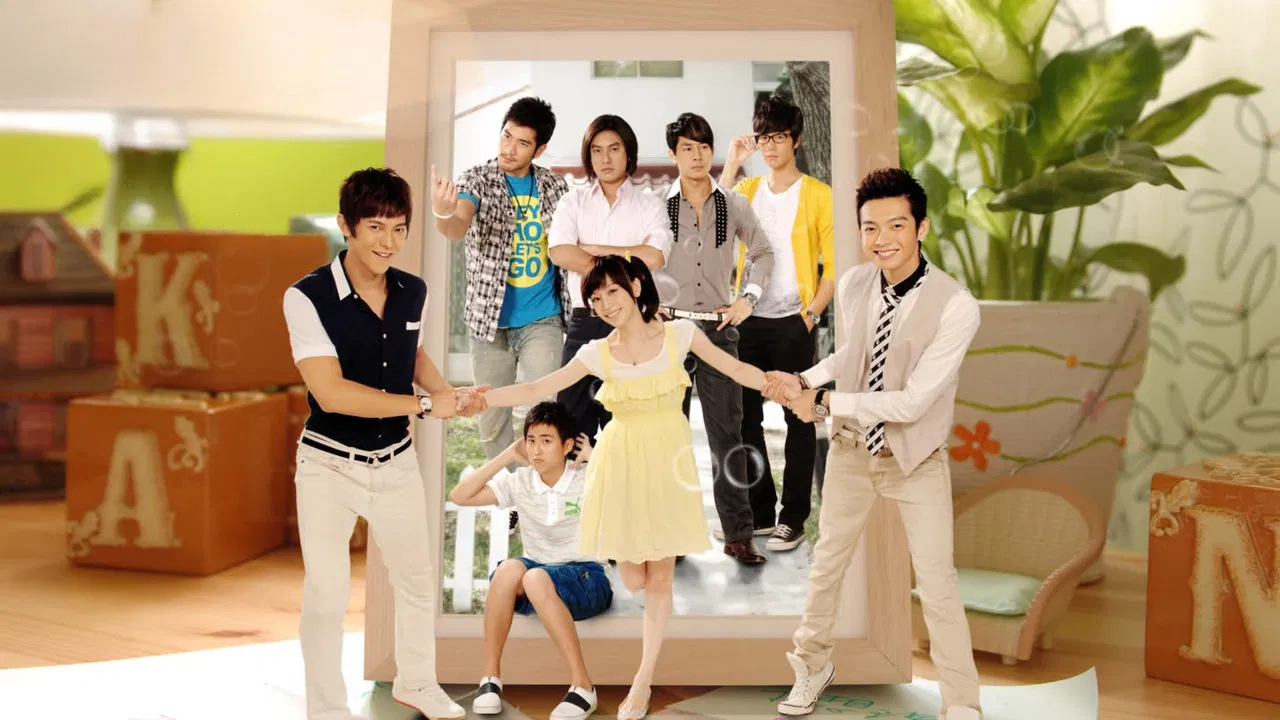 Tao Hua xiao mei backdrop