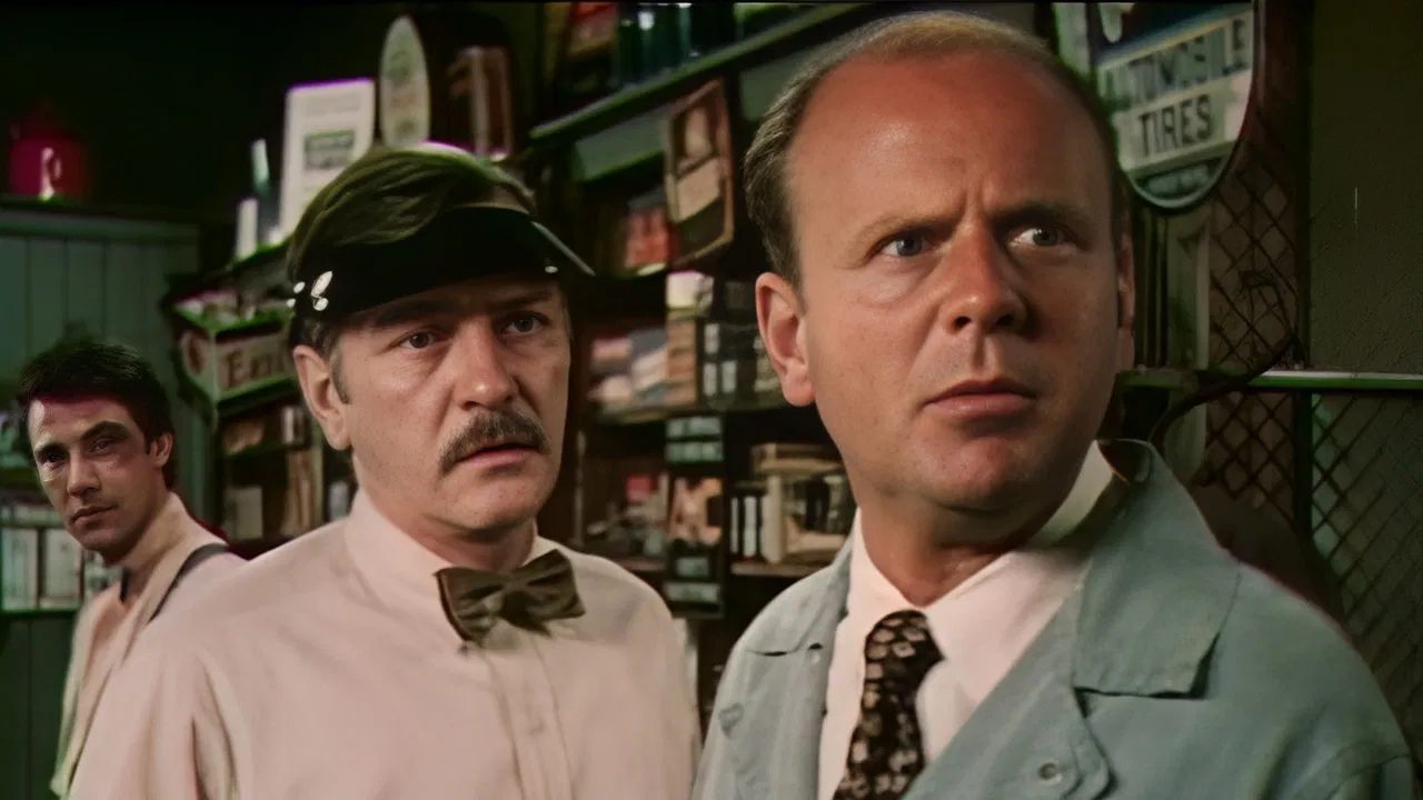 A Memory of Two Mondays backdrop