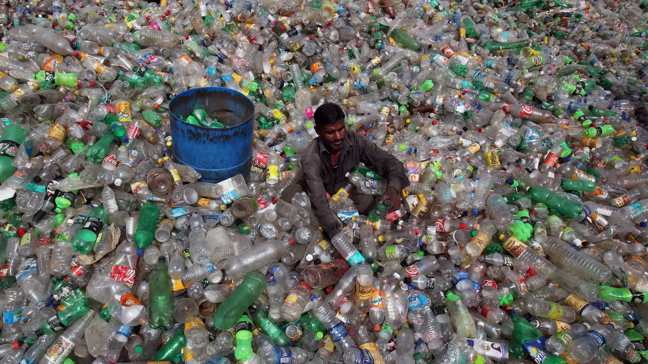 Plastic Planet backdrop